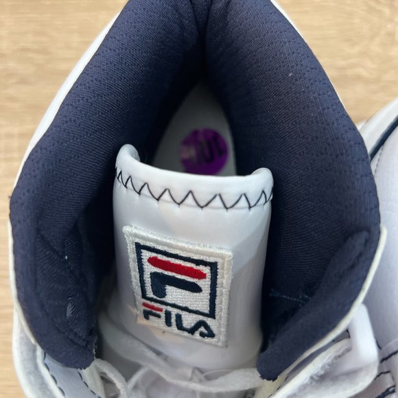 FILA Mid Top Stitch Men's Shoes Size 10.5 White FM01159-125 New - Picture 5 of 7